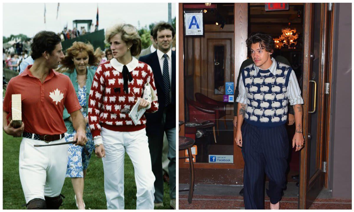 Princess Diana and Harry Styles sheep jumper
