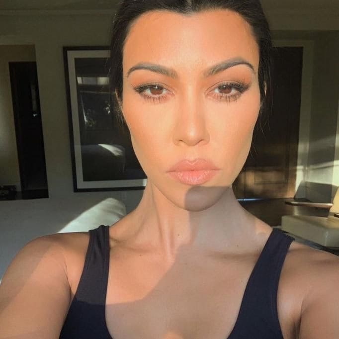 Kourtney Kardashian selfie