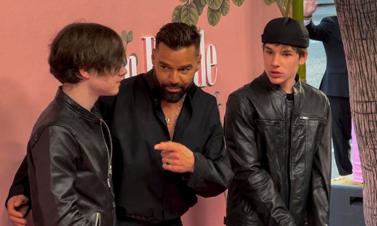 RIcky Martin, Matteo Martin, Valentino Martin