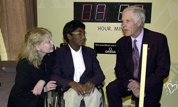 Mia adopted Thaddeus in 1994 after her split from Woody Allen.
Photo: Getty Images