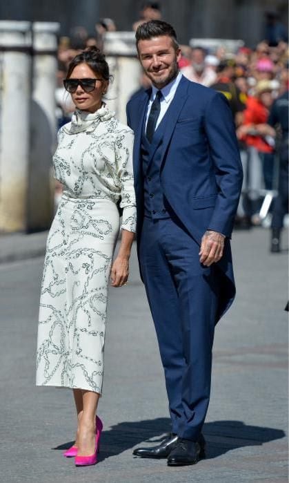 Victoria and Beckham
