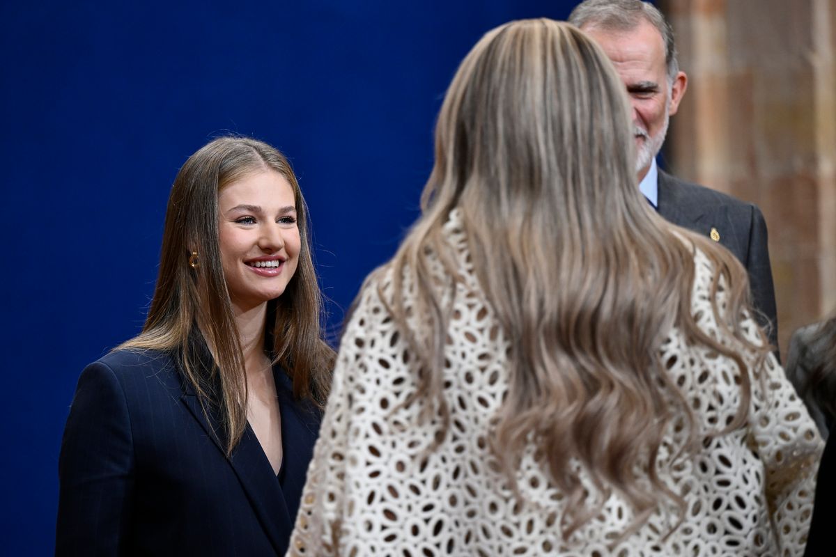 The princess and Williams shared a sweet smile on their encounter