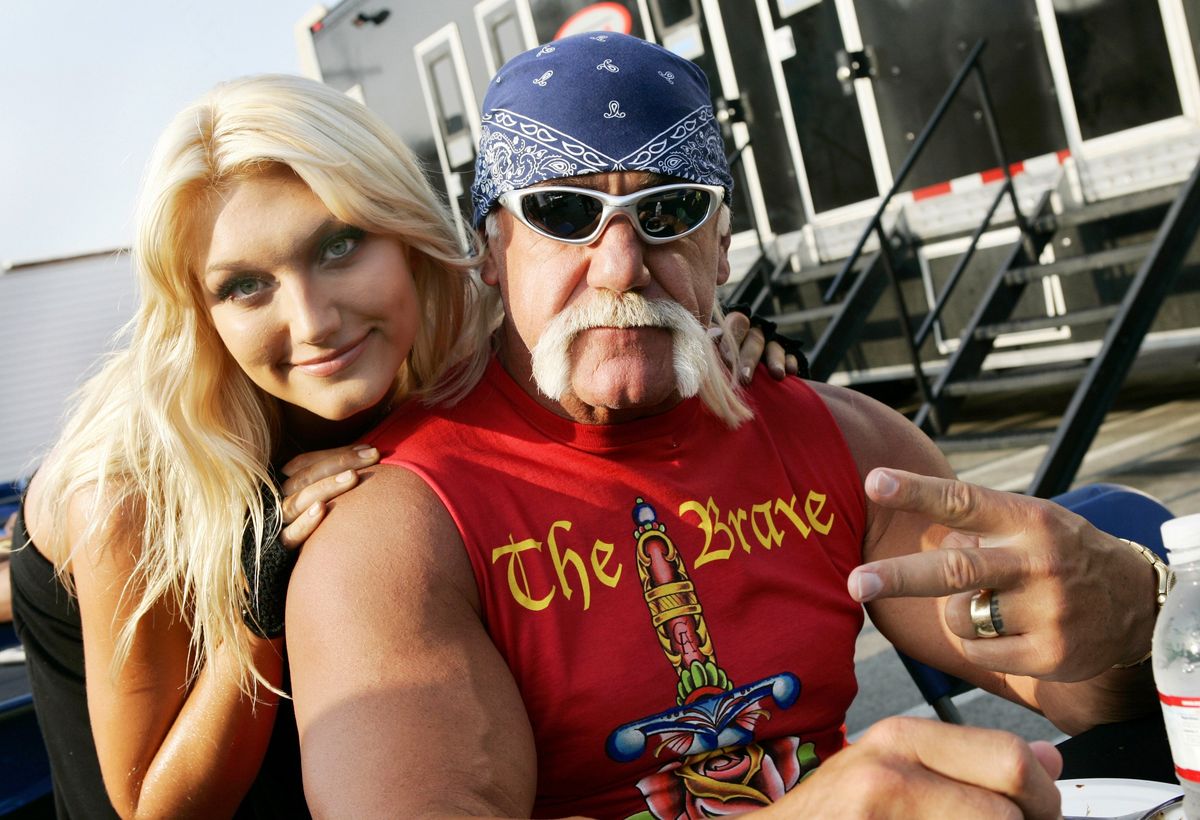 Hulk Hogan and Brooke Hogan 