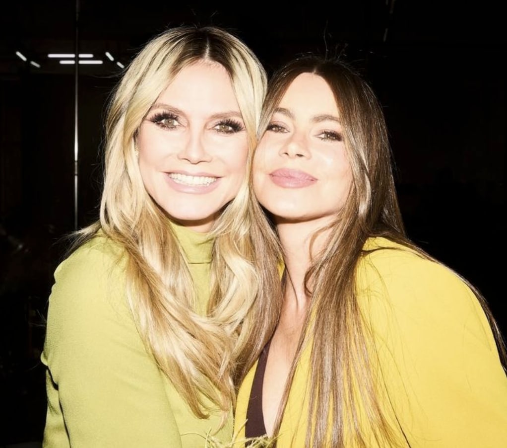 Sofia Vergara and Heidi Klum twinning in stylish looks on 'Project Runway'