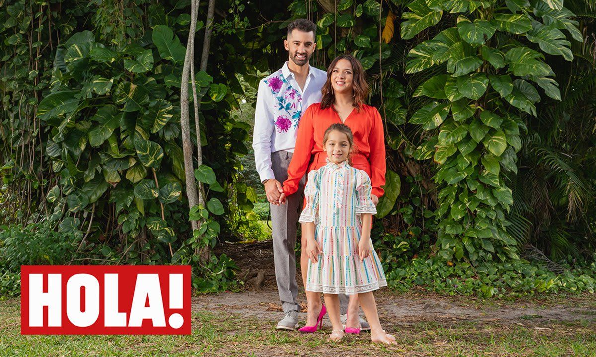 Adamari Lopez and Toni Costa with Alaïa