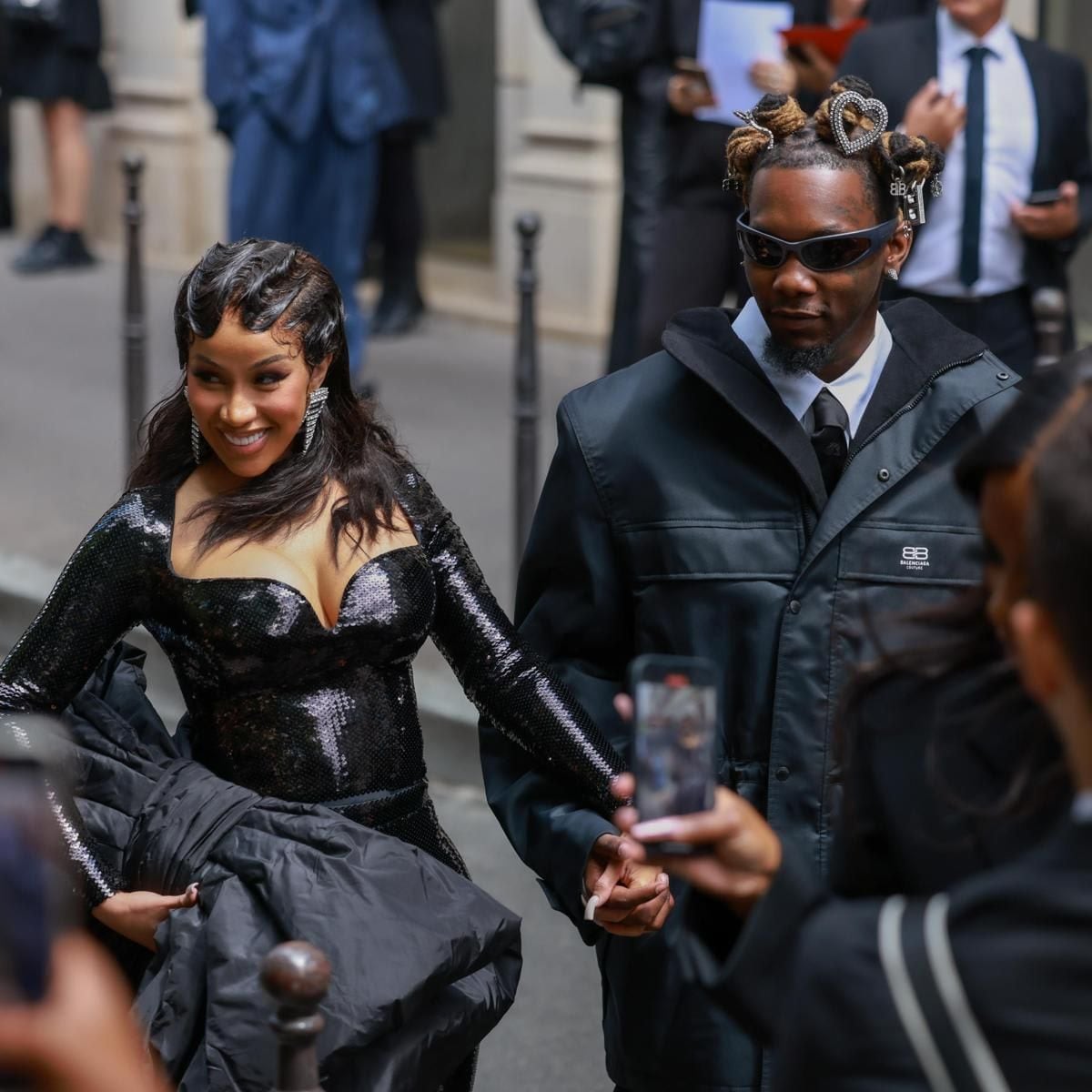 Balenciaga : Outside Arrivals   Paris Fashion Week   Haute Couture Fall/Winter 2023/2024