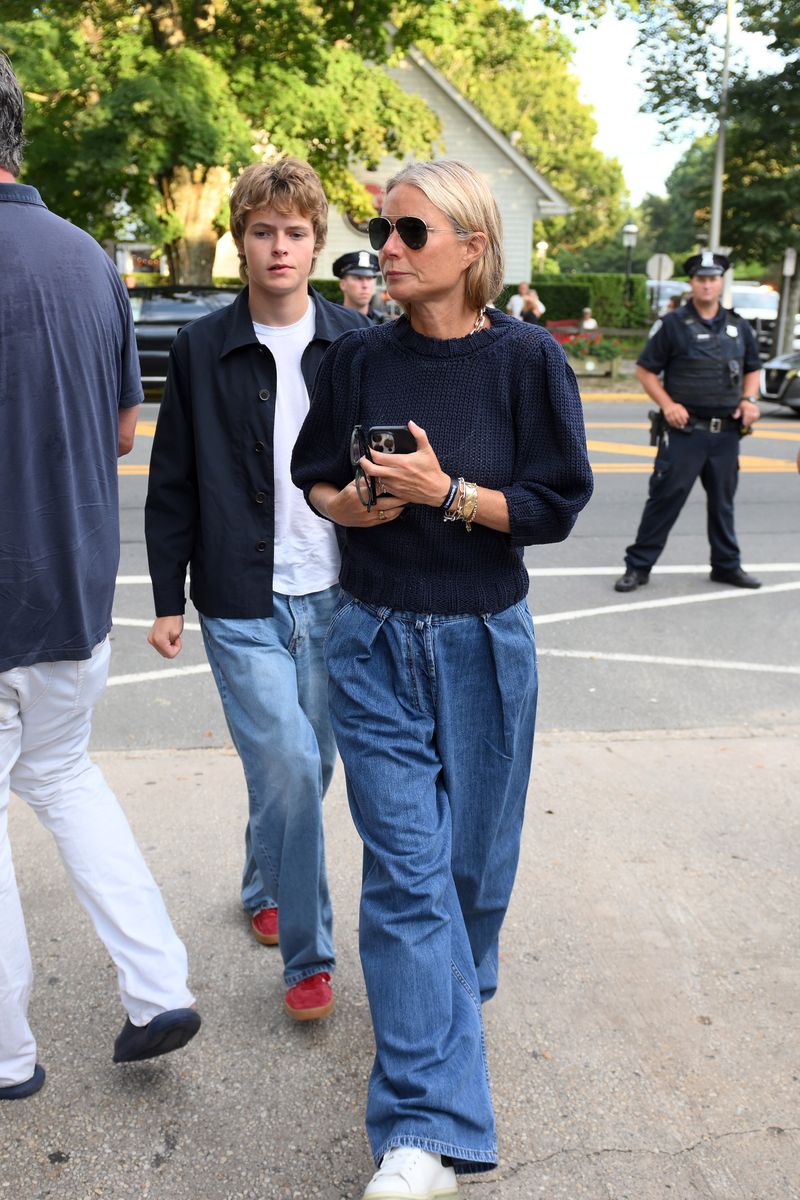 Paltrow and her son Moses Martin in 2023
