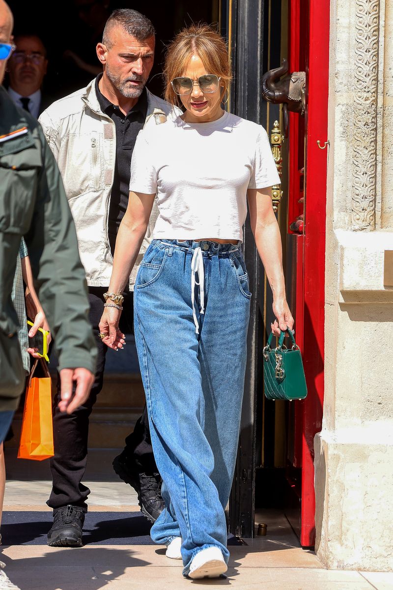 Jennifer Lopez is seen on May 10, 2024 in Paris, France
