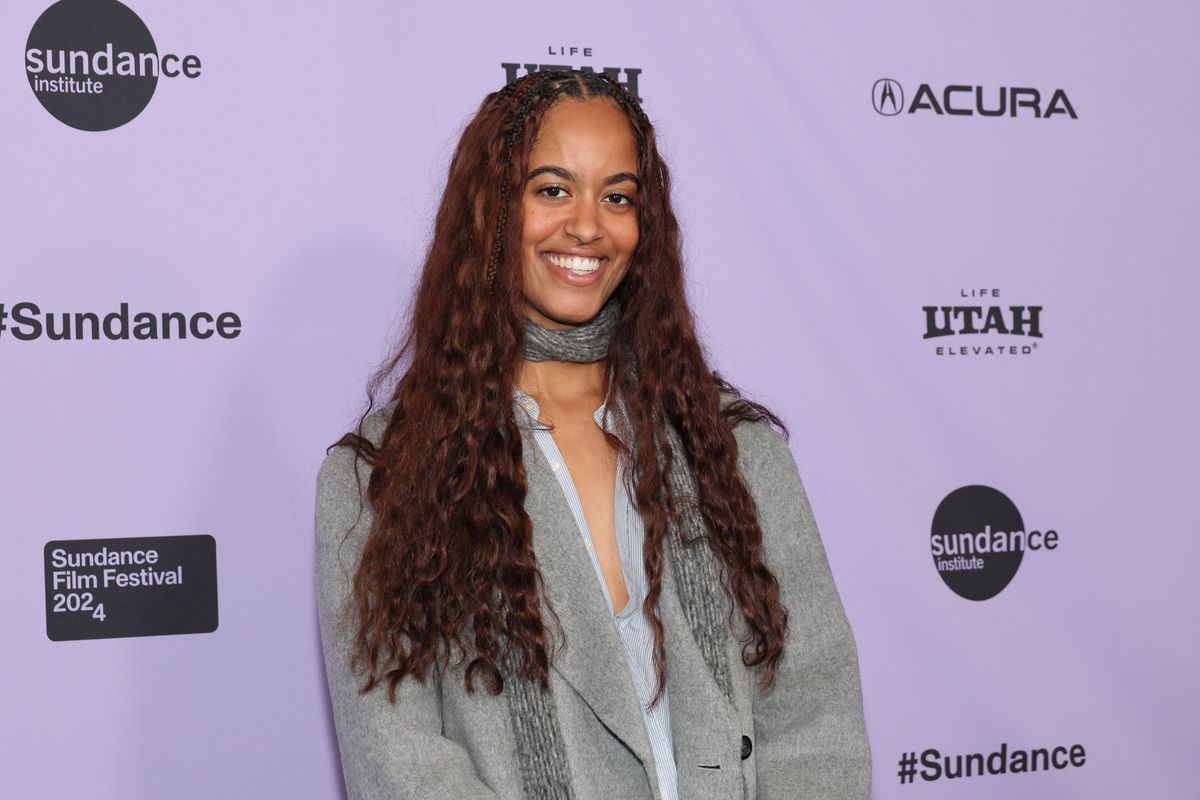 Malia Obama at the premiere of her short film in Sundance Film Festival
