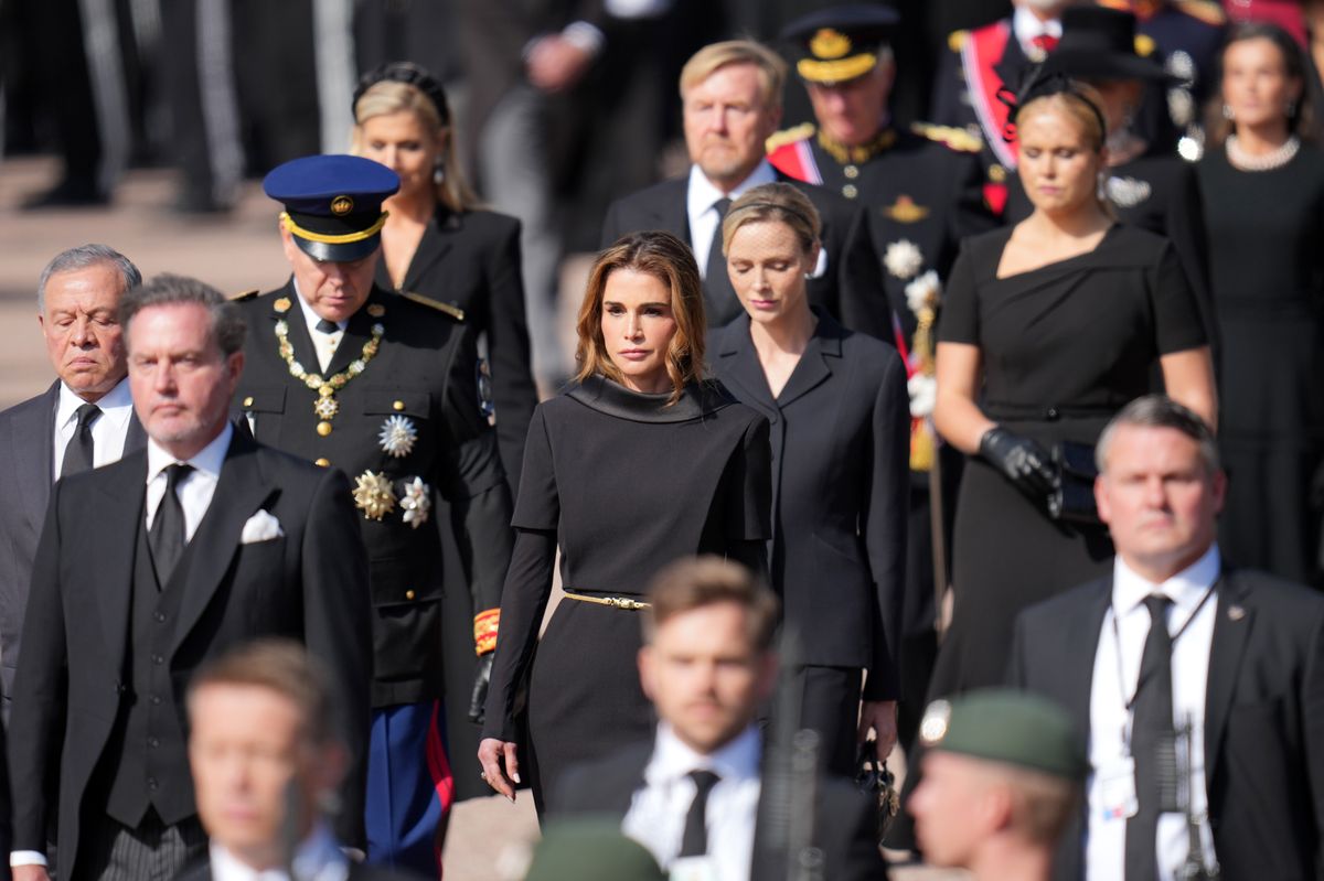 Prince Albert II and Princess Charlene of Monaco joined European royals in Oslo to pay their respects to the late King Harald.