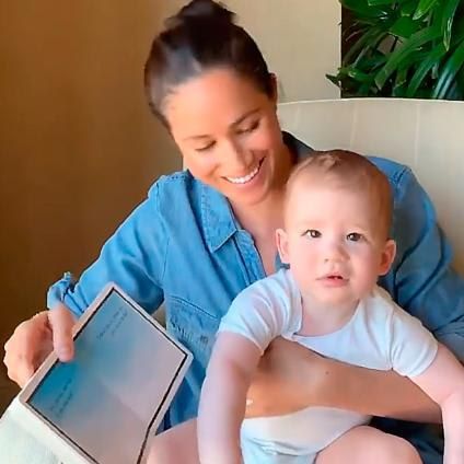 The couple celebrated their anniversary with their son Archie