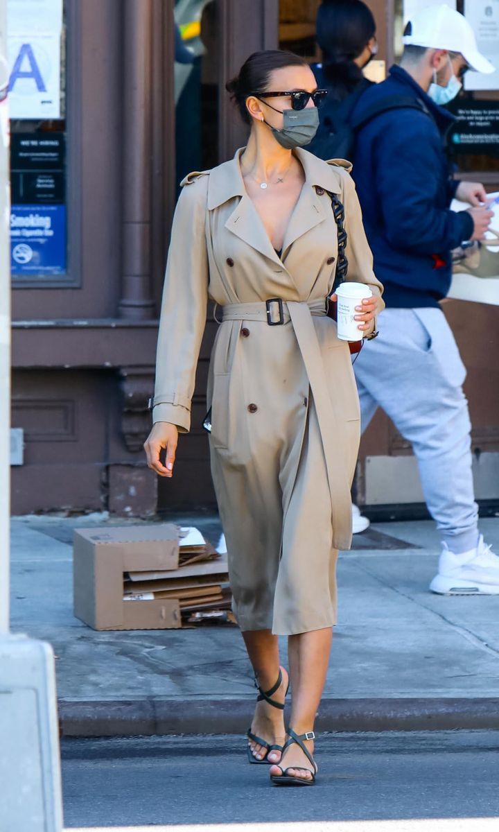 Irina Shayk in NYC