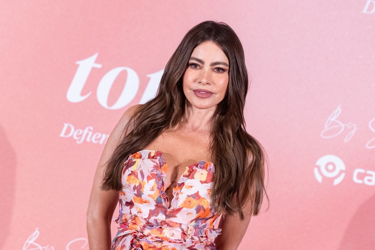  Sofia Vergara presents TOTY at the Four Seasons Hotel at Four Seasons Hotel on July 02, 2025 in Madrid, Spain. (Photo by Aldara Zarraoa/FilmMagic) 