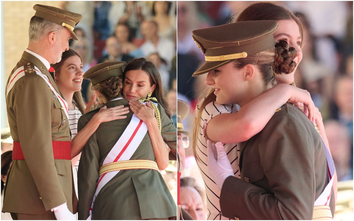 Spanish Royals Attend a Military Event in Zaragoza