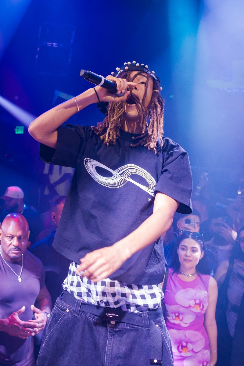 Jaden Smith performs during Miami Swim Week 2025