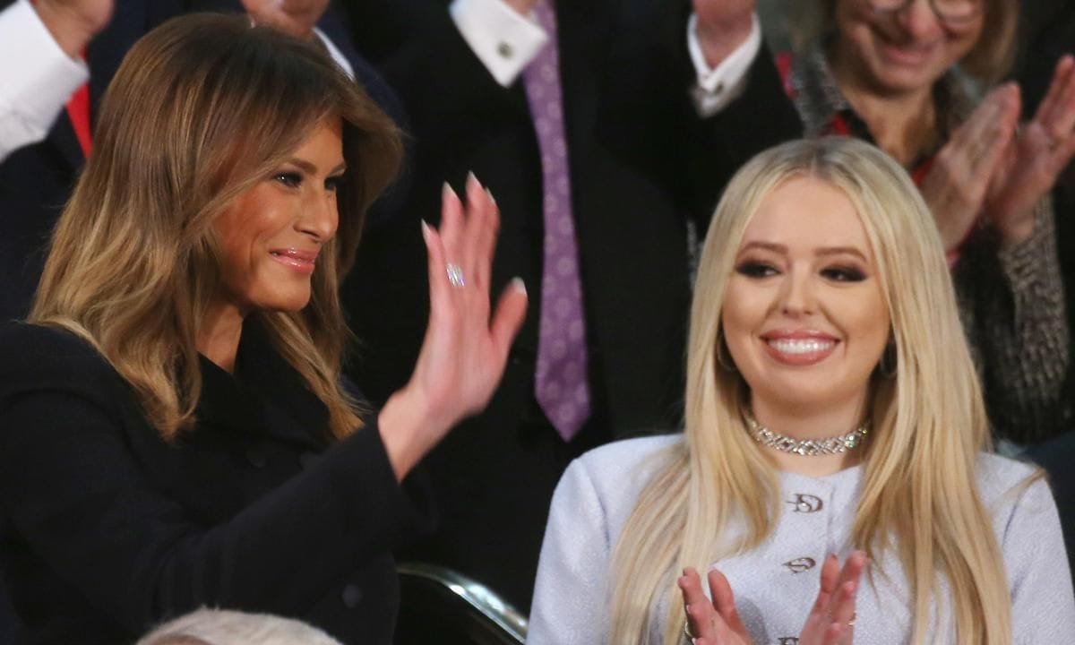 Tiffany Trump pictured with mom Marla and stepmom Melania in new bridal shower photo
