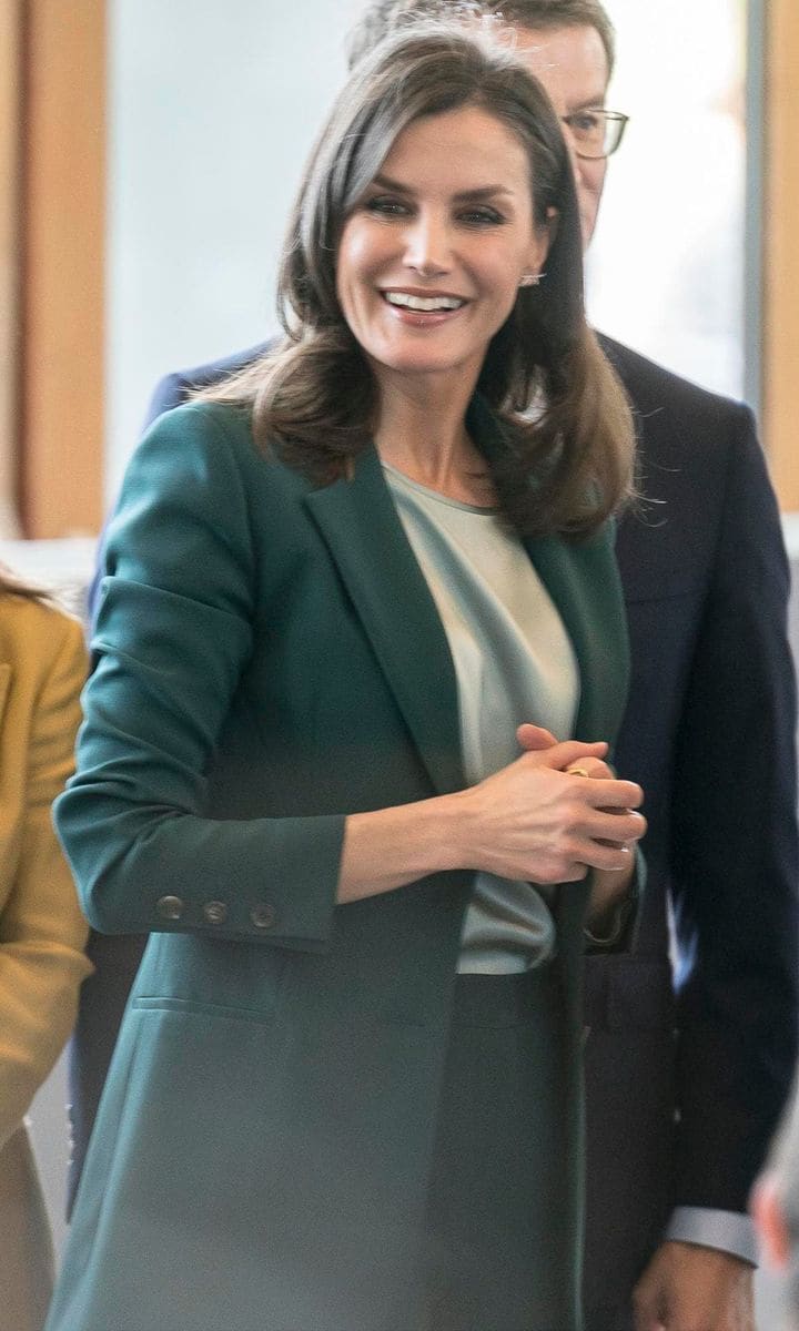 Queen Letizia of Spain Attends 'Fundacion Princesa De Girona' Awards In A Coruna