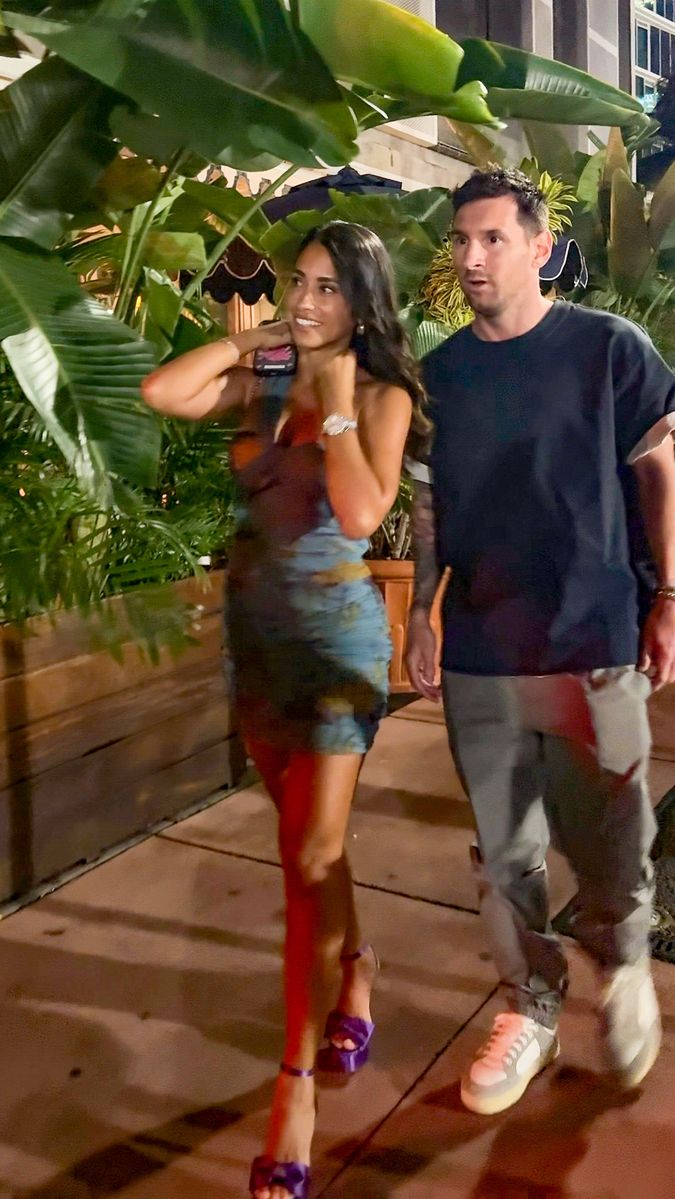  Lionel Messi and Antonela Roccuzzo's date night