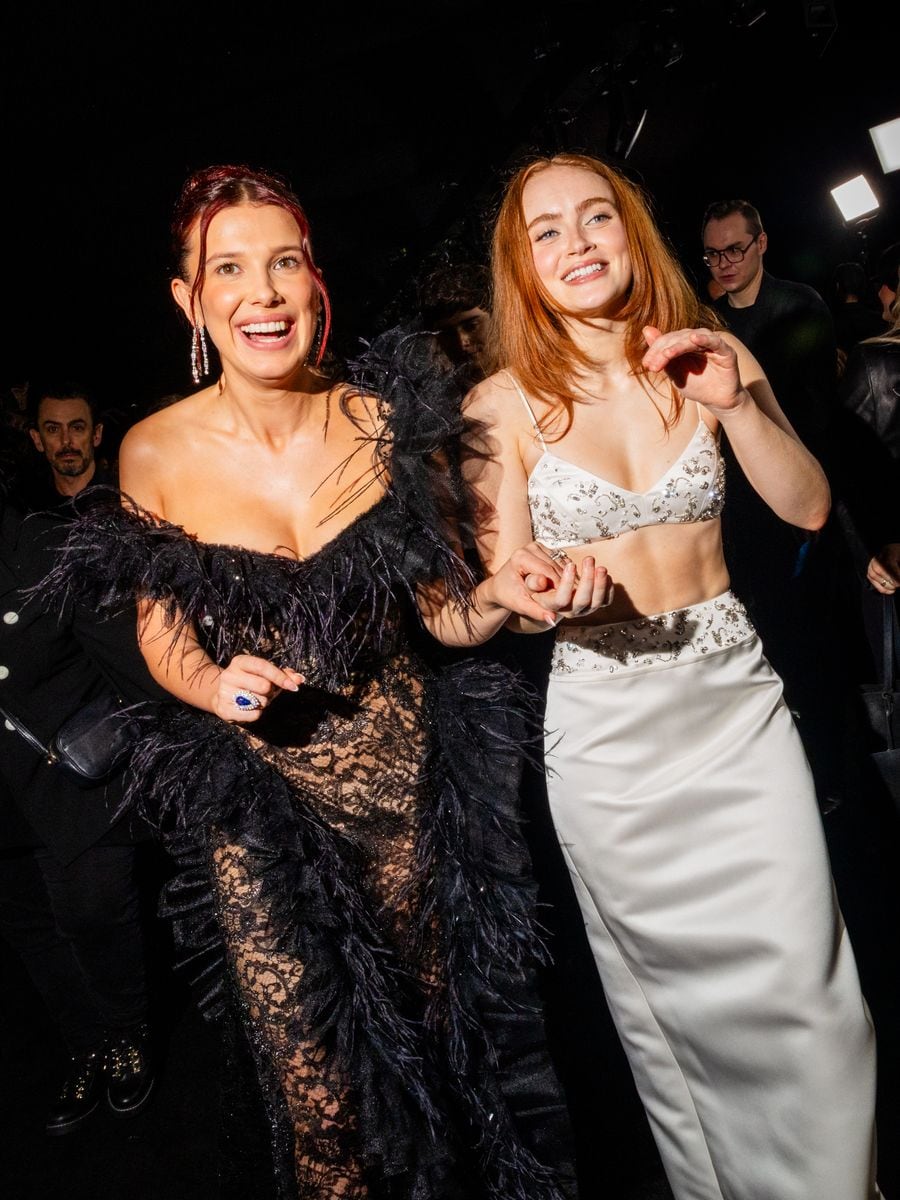 Millie Bobby Brown and Sadie Sink attend Netflix's "Stranger Things" Season 5 World Premiere 