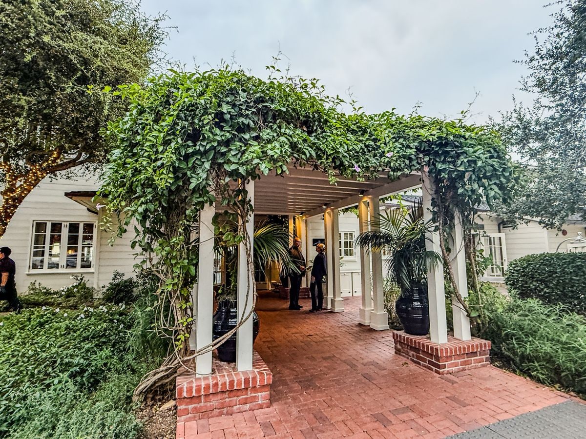 Guests stayed nearby at the luxurious El Encanto hotel ahead of Selena and Benny's wedding