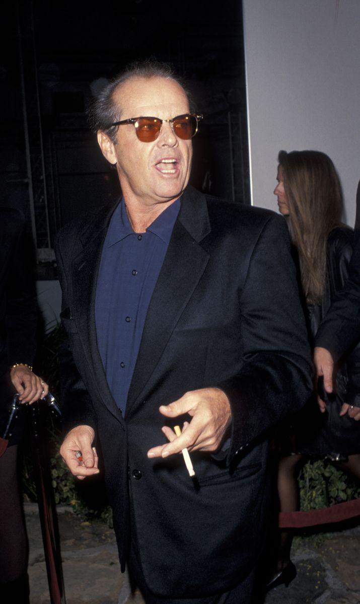 Jack Nicholson at the premiere of A Few Good Men in 1992.