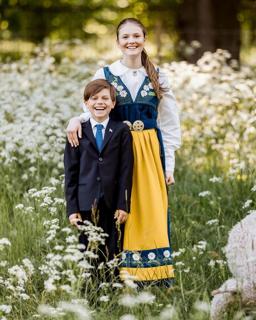 Princess Ines shines in traditional dress on Sweden’s National Day