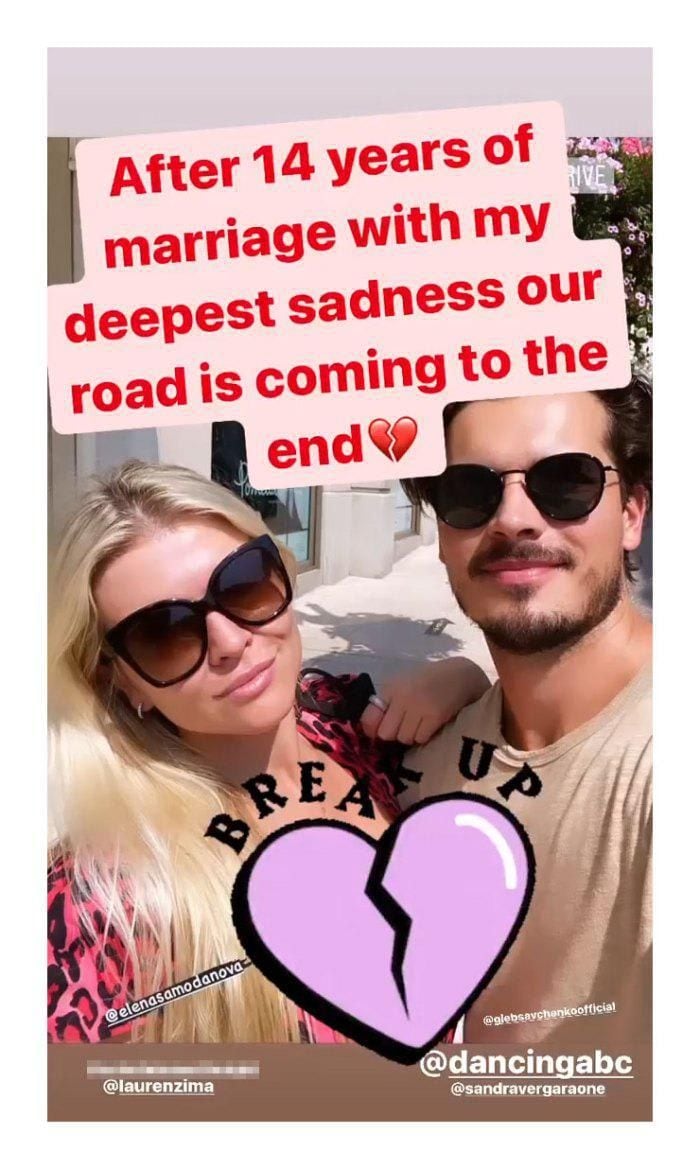 Elena Samodanova Instagram story