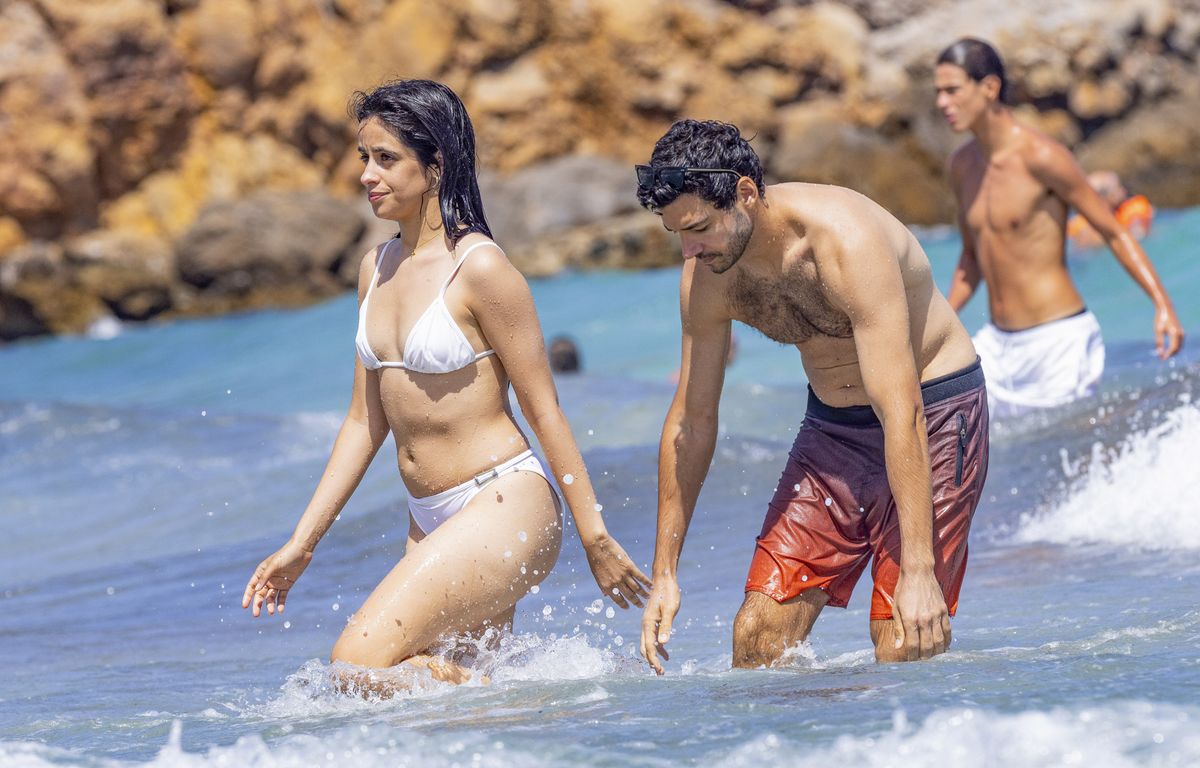 Camila Cabello and Henry Chalhoub in Ibiza