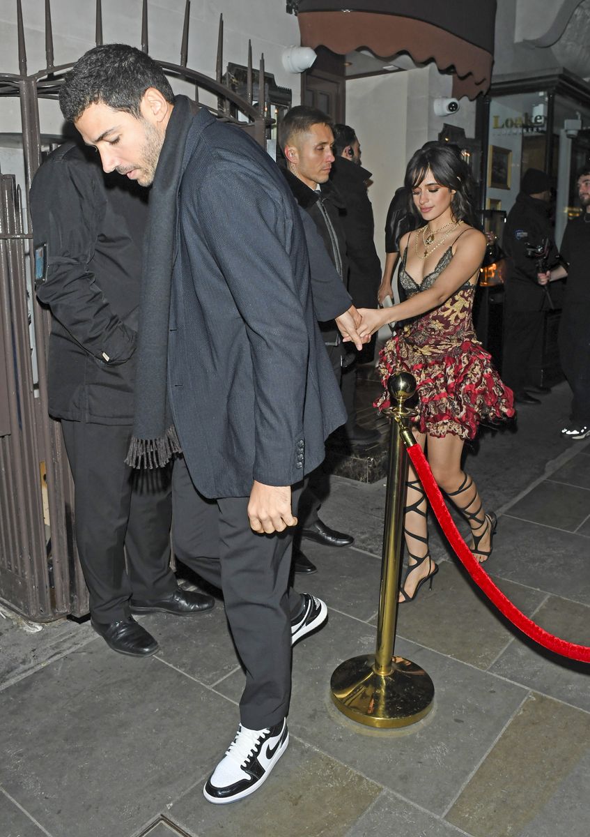 Camila Cabello and her new boyfriend Henry Chalhoub in London.
