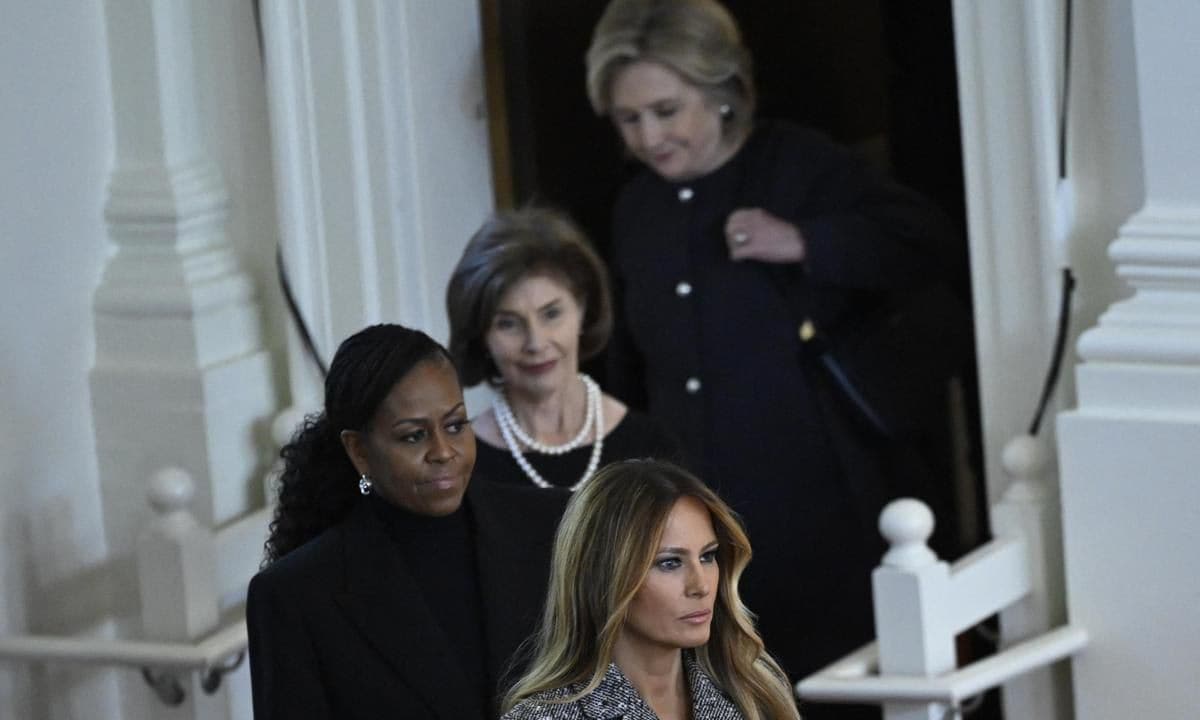 TOPSHOT US POLITICS FUNERAL ROSALYNN CARTER