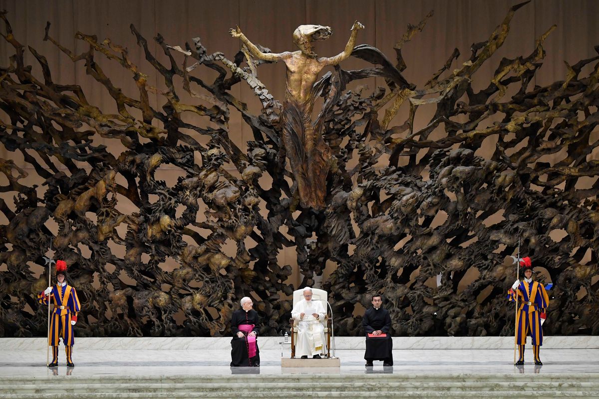 Pope Leo XIV meeting representatives of the Eastern Catholic Churches in Vatican City