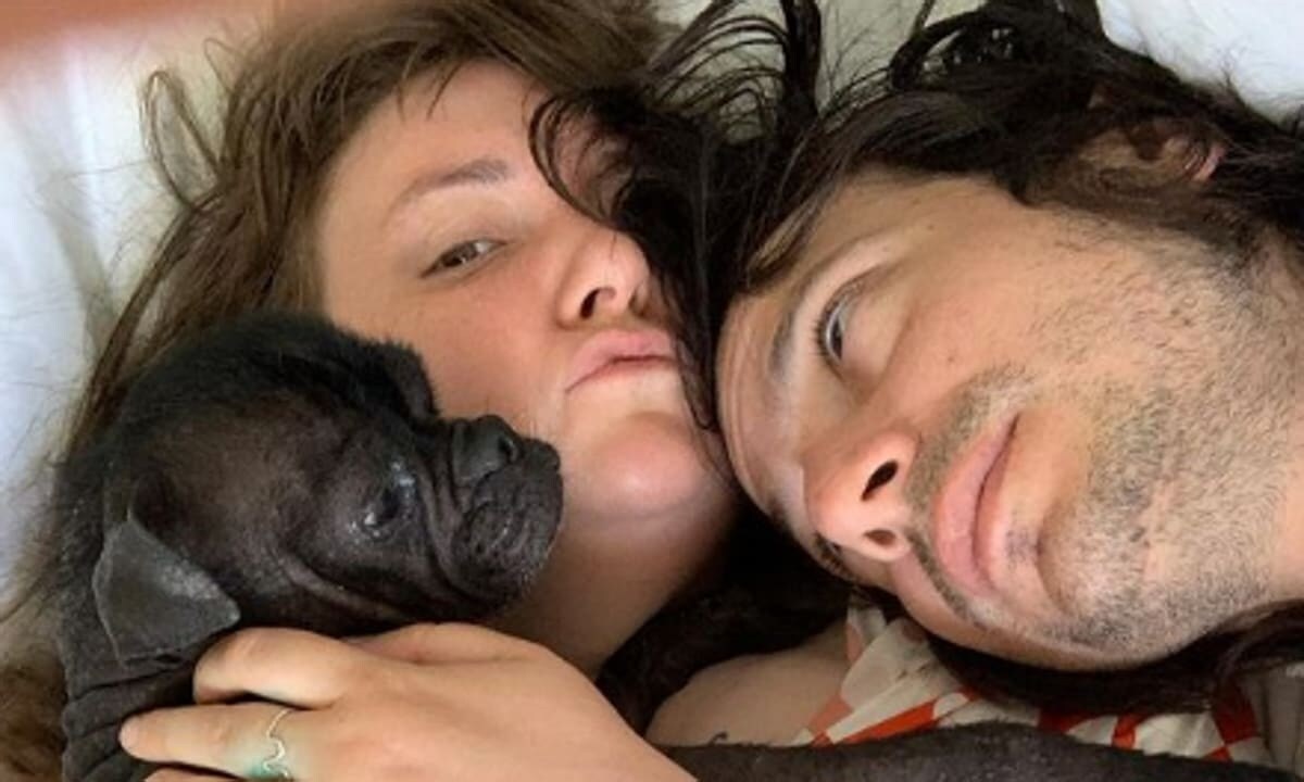 Lena Dunham and Luis Felber