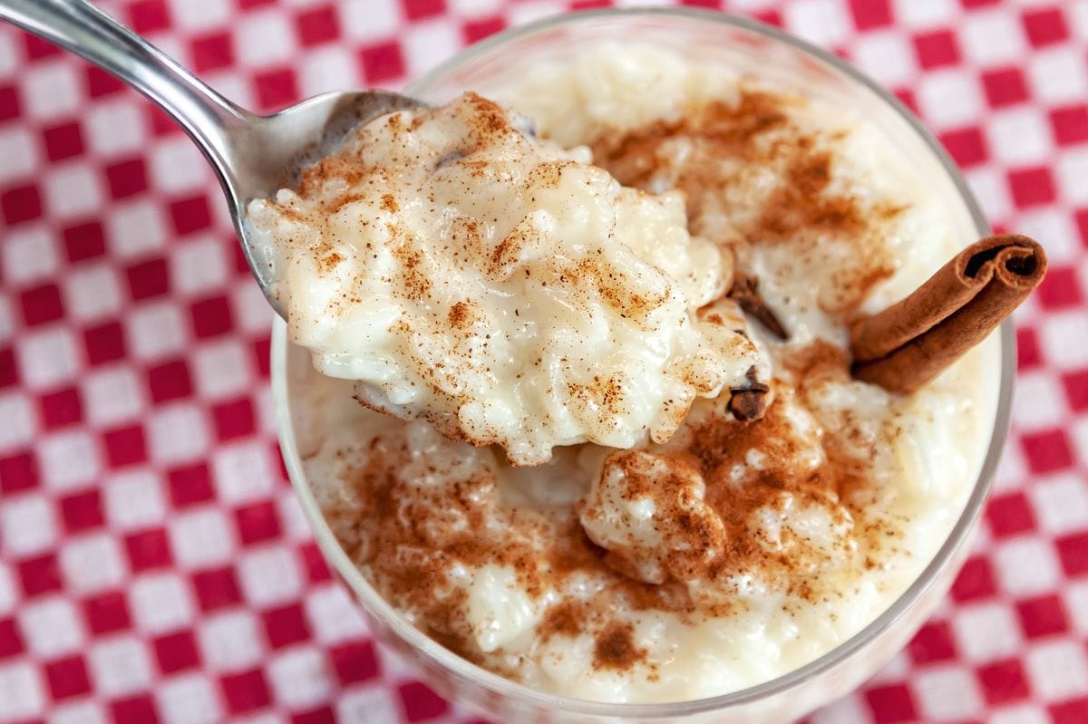 This spiced coconut rice pudding is a holiday favorite in Puerto Rico.