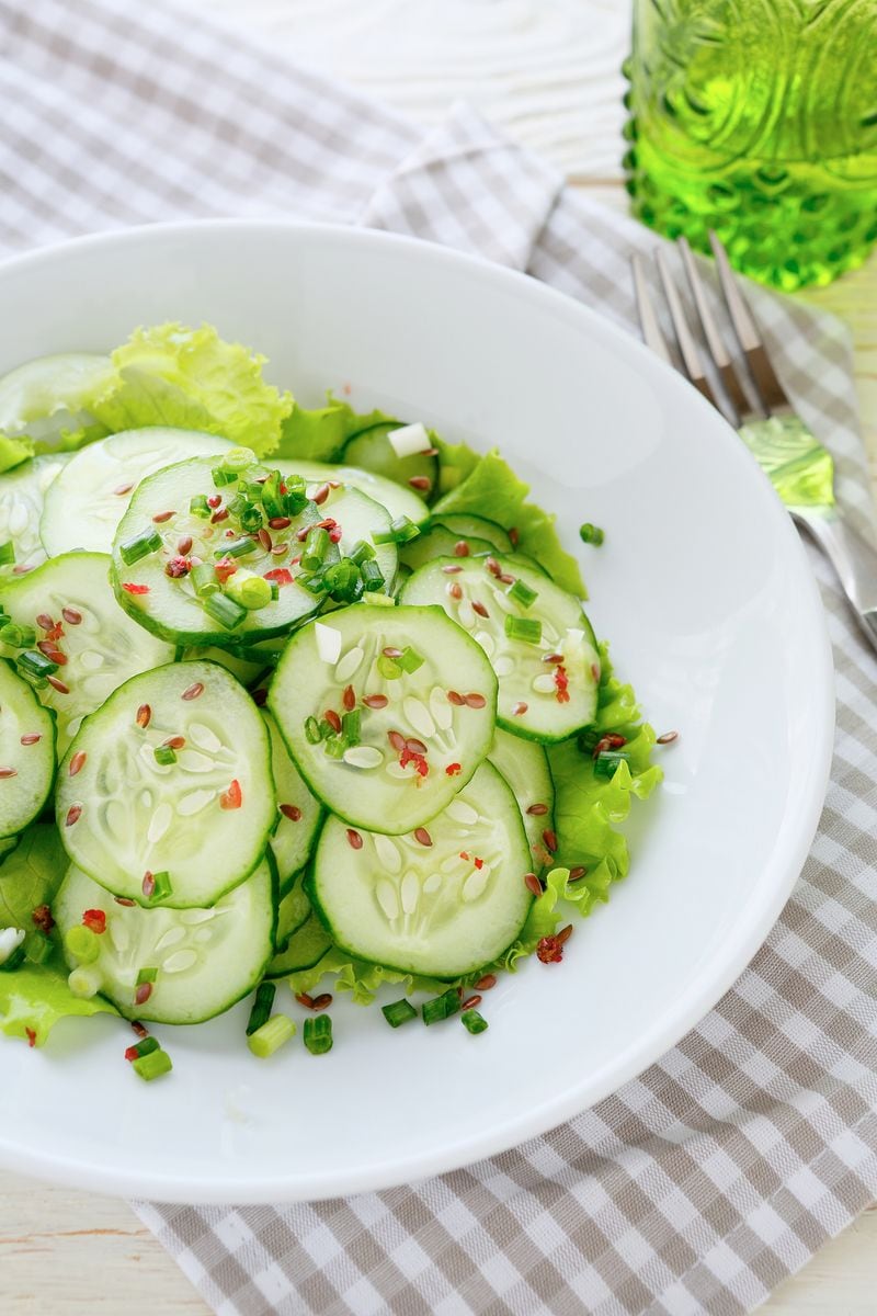 This salad is best fresh, but you can store it in an airtight container in the fridge for up to 24 hours.