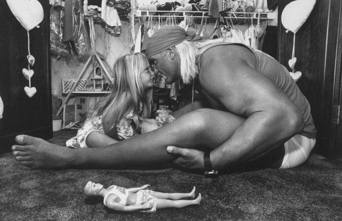  Hulk Hogan and 3-year-old daughter Brooke Hogan