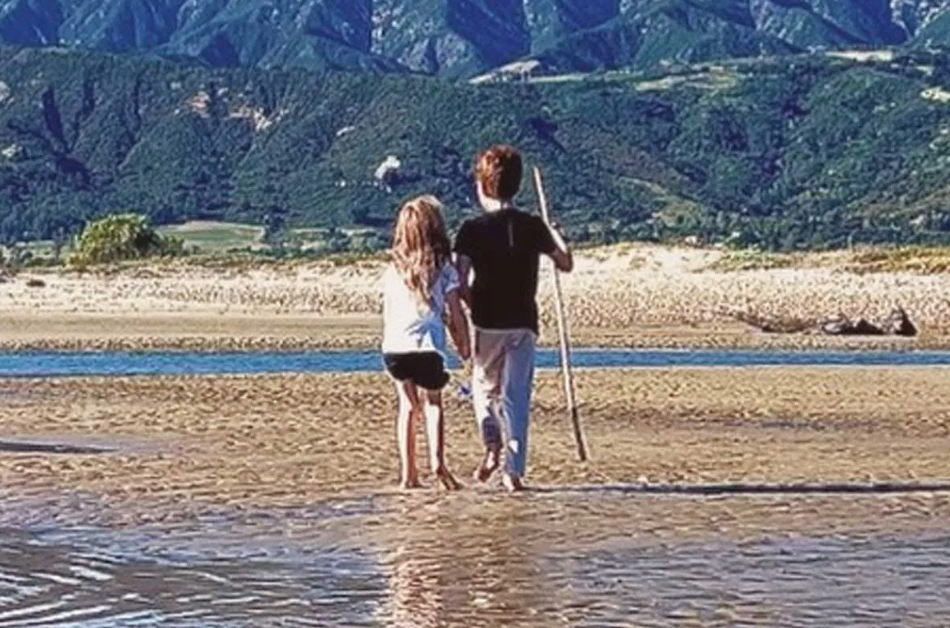 “The two of them, brother and sister, at peace with each other in nature, fills my heart,” Harry says of the photograph Meghan shared in May.