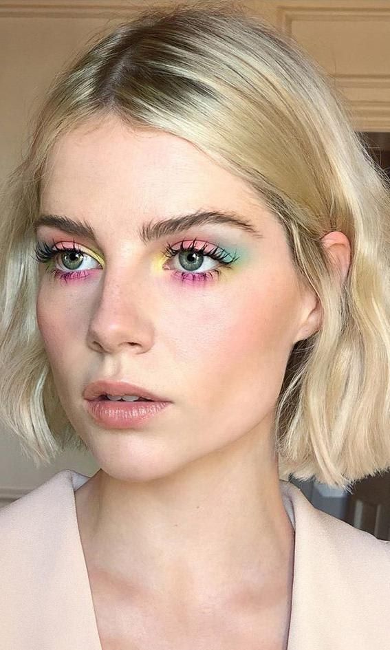 Watercolor makeup