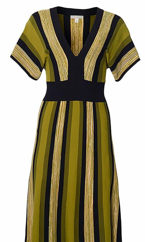 Eva mendes striped dress online