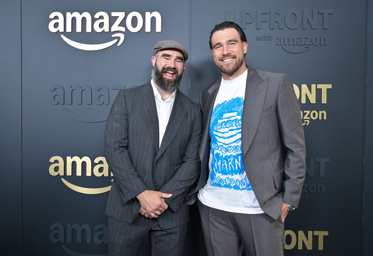 Jason Kelce and Travis Kelce