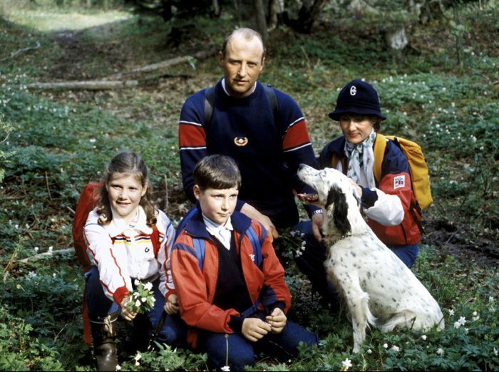 Although he was born two years after his sister, Princess Märtha Louise, Haakon became heir because male heirs still took precedence at the time.