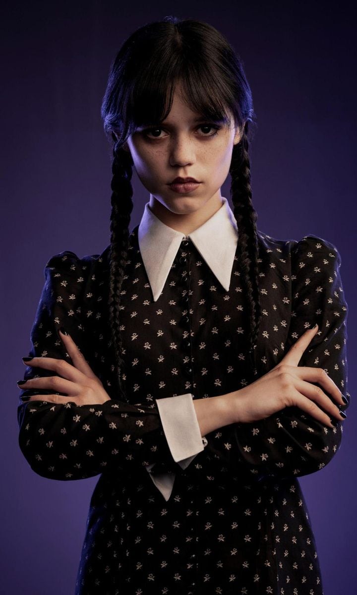 Jenna Ortega as Wednesday Addams in Wednesday.