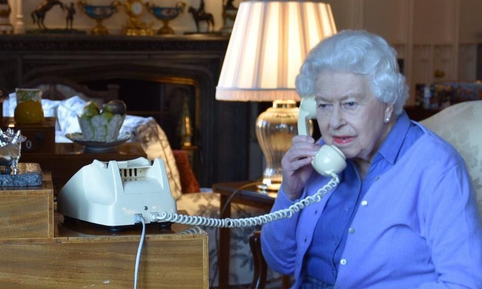 Queen Elizabeth recorded the broadcast at Windsor Castle