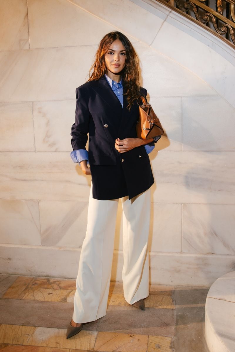 Eiza Gonzalez at the Ralph Lauren Fall RTW 2025 in New York