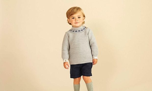 Shorts and sweaters are among the adorable Prince George-esque boys' outfits available.
Photo: Pepa & Co