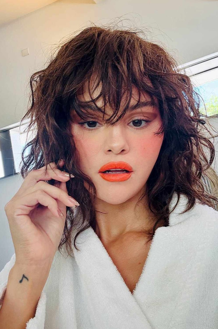 Selena previously opened up about her hesitation with cutting bangs. 