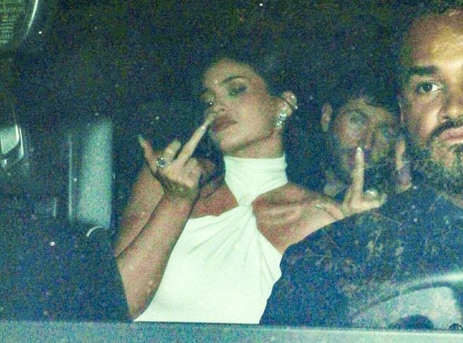 Kylie Jenner leaves the party