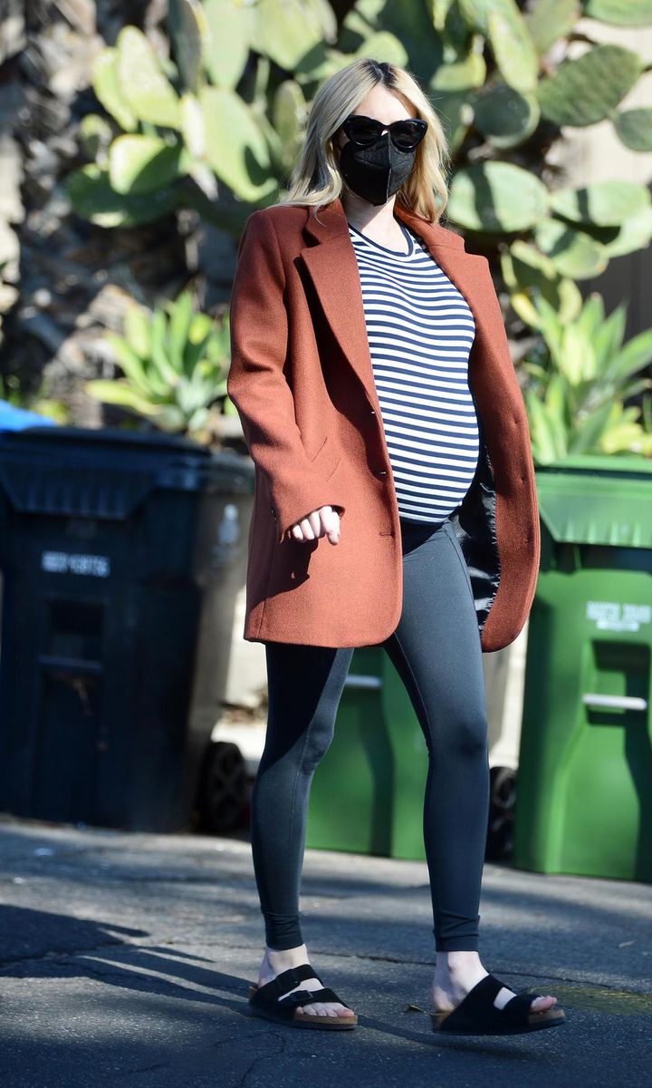 Emma Roberts out running errands.