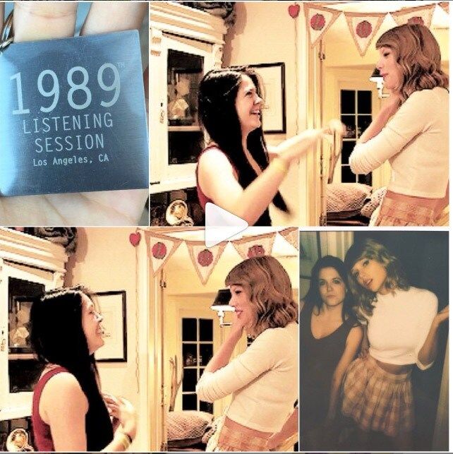 Taylor invited Kasey Andrew to her exclusive '1989' listening party at her New York City apartment. While there, Taylor offered her words of encouragement after the fan reached out and shared her experience about a recent heartbreak.
<br>
Photo: Instagram/ @kaseyandrew