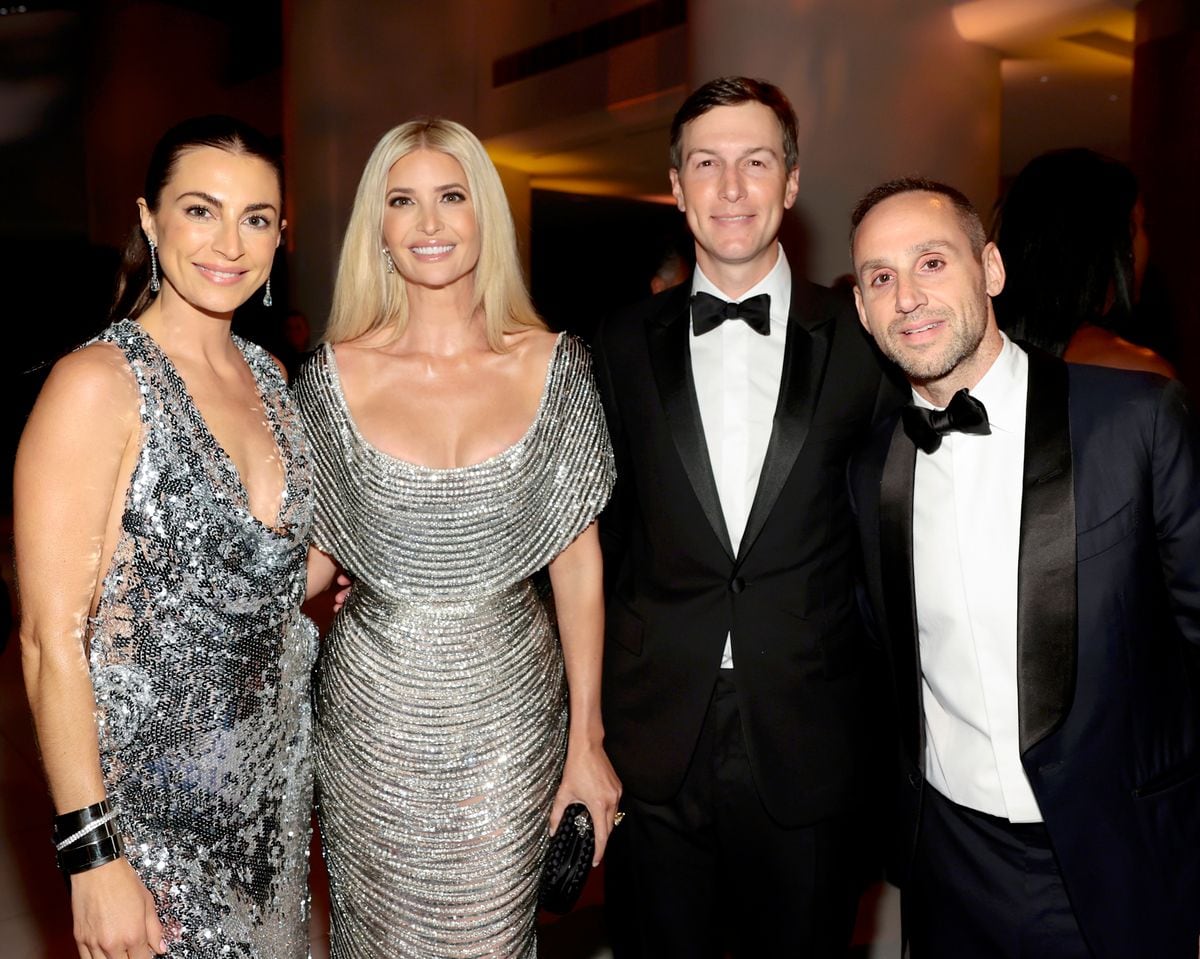 Camille Fishel, Ivanka, Jared and Michael Rubin at the REFORM Alliance Casino Night Event
