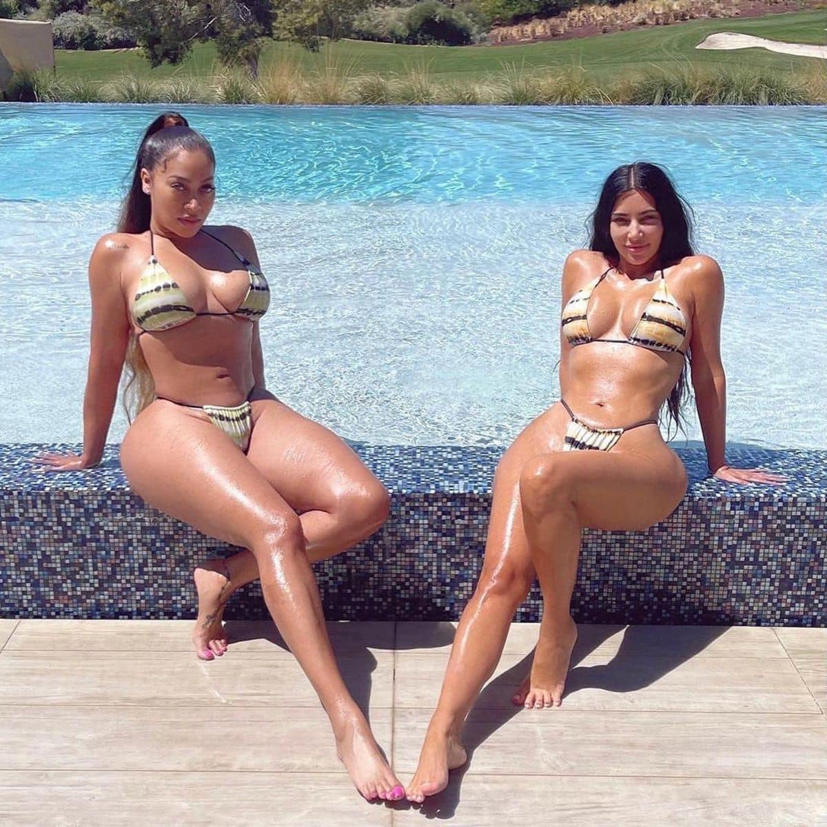kim kardashian lala bikini
